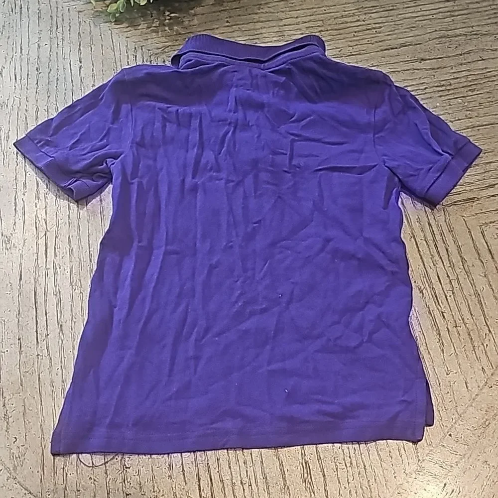 Boys purple polo size 6